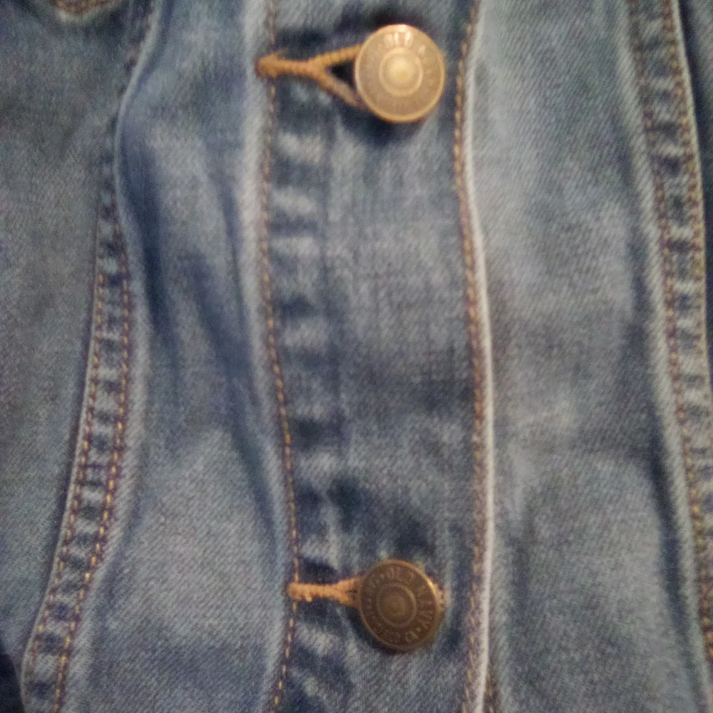 Old Navy San Francisco California Denim Jean Jacket Trucker Size M 100% Cotton - Picture 7 of 9